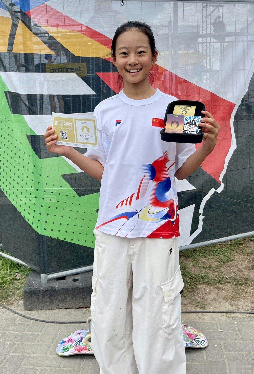#这个11岁的小姑娘要去参加巴黎奥运了#真的是年少有为啊，希望看能够在赛场上取得