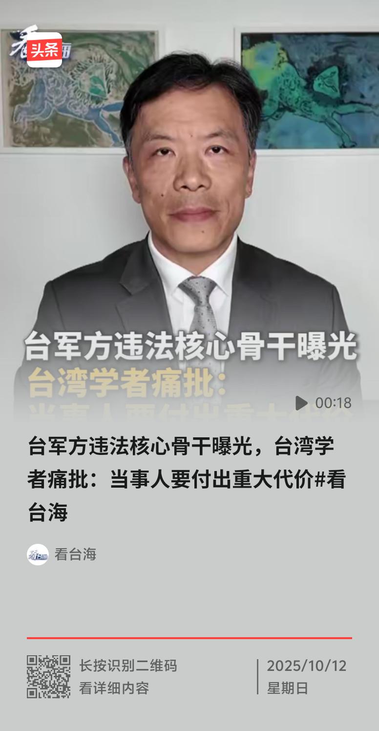 台学者警告分裂违法作为将付重大代价，这绝非危言耸听。就像新加坡学者马凯硕在“20