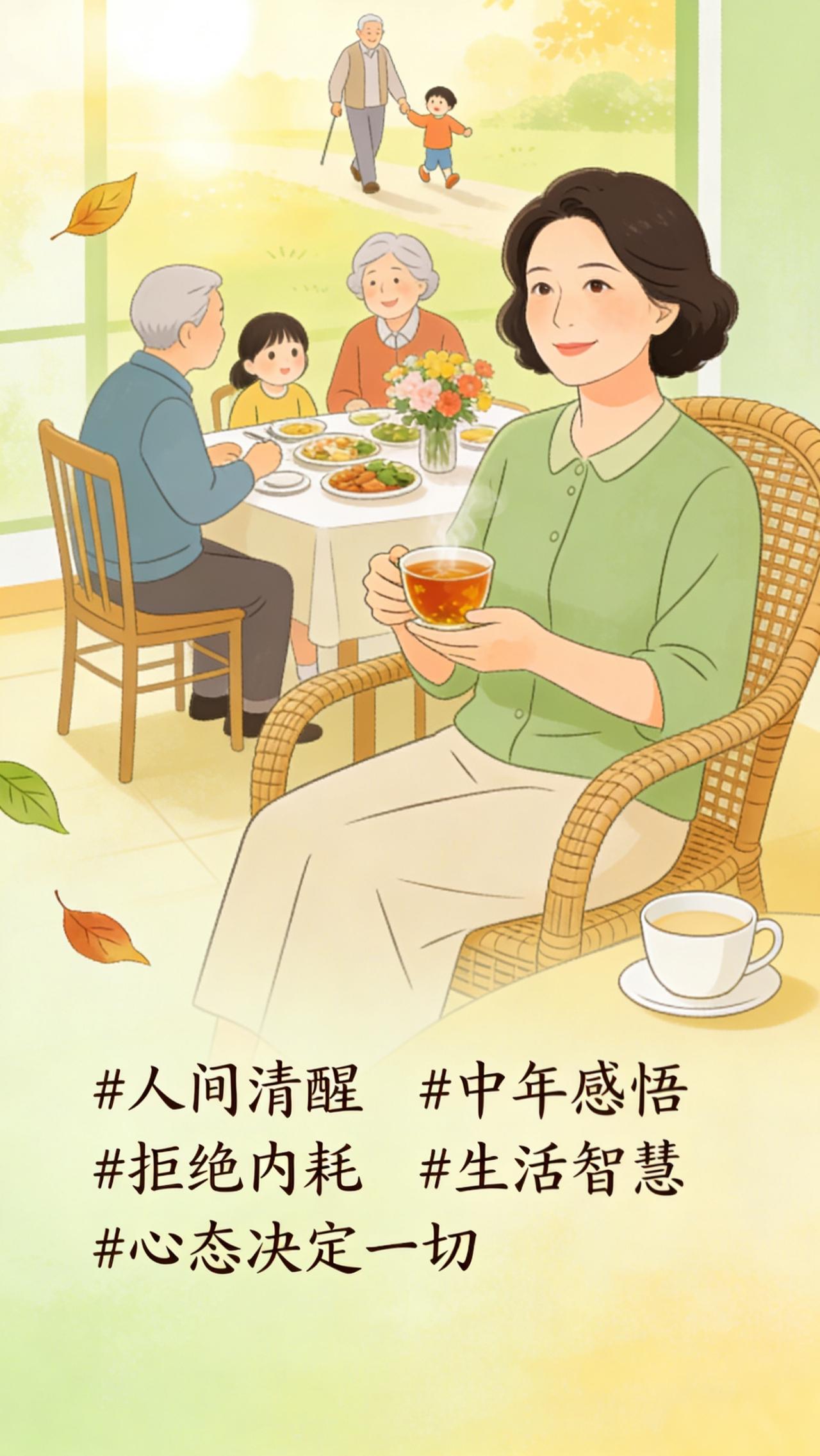 人到中年才懂：真正拖垮你的，不是穷，是内耗
 
很多人每天明明没做什么重活，却累