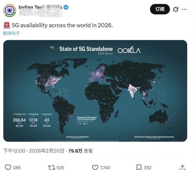 印度又在全世界人民面前闹笑话了。印度一个机构（粉丝数量91万）发布了一张2026