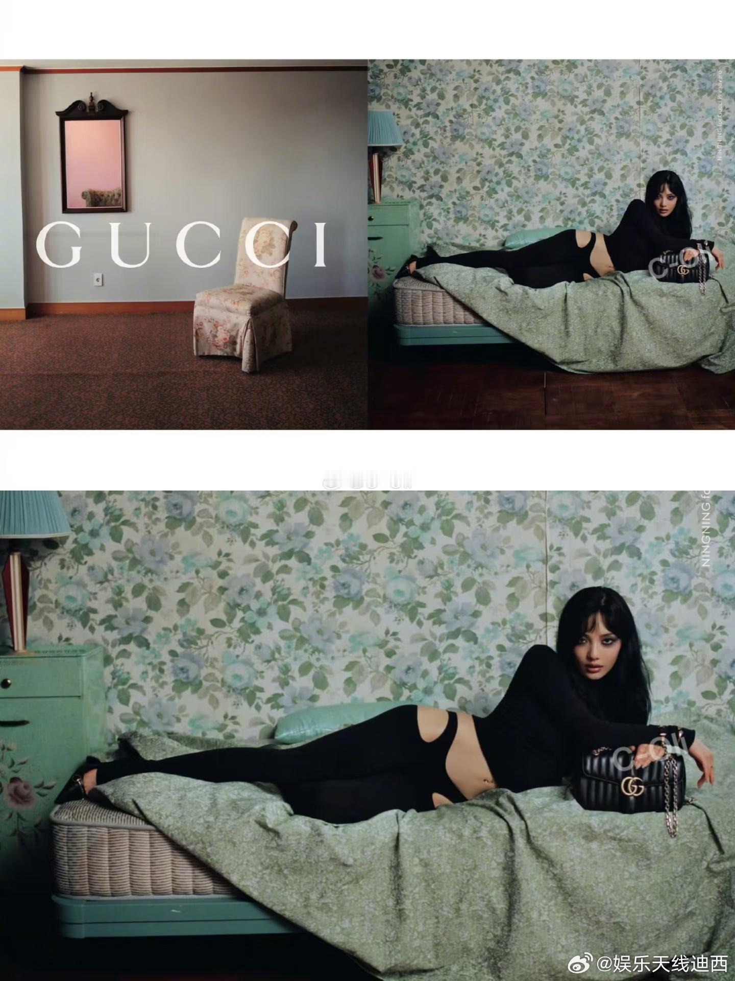 宁艺卓Gucci成衣广告宁艺卓创造历史！这种桥段写小说也要被读者骂太敢梦了，这爽