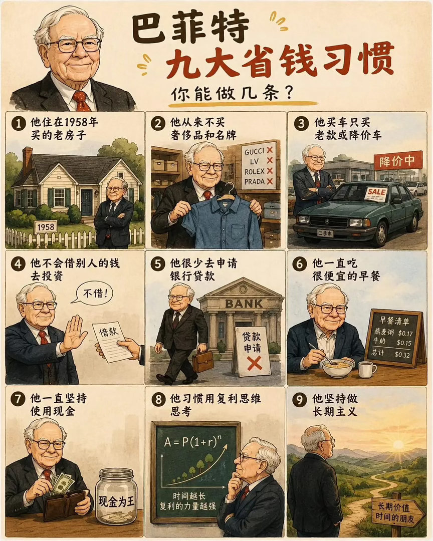学习巴菲特的理财方法 