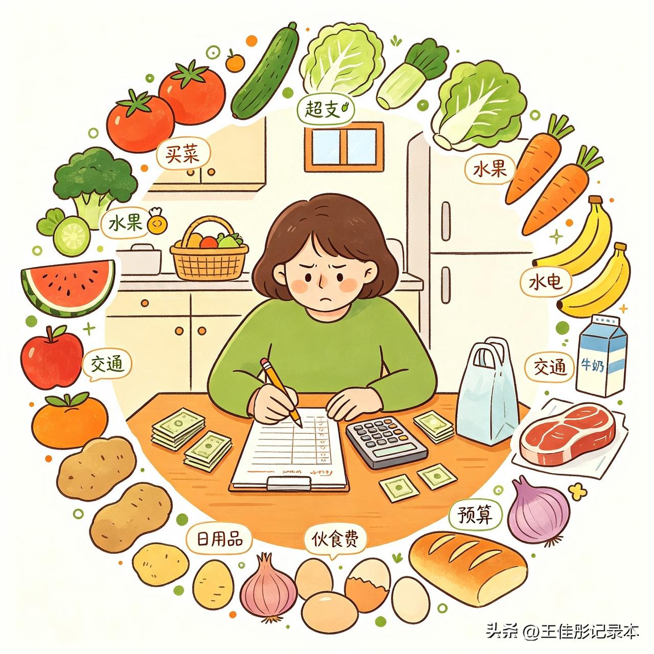 一个月才花300元，天下没有比我更省的人了吧！

自己做饭，上个月就买过一次肉，