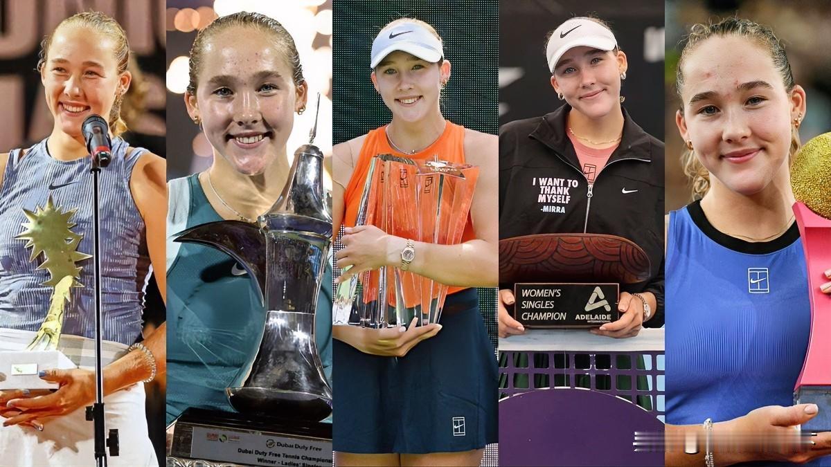 18岁的安德烈耶娃已经手握五座WTA🏆，同时也站稳了世界前十的位置！

这个年