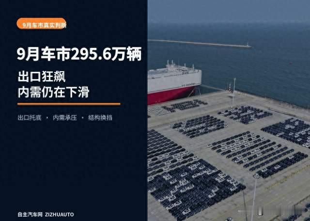 295.6万辆不等于国内卖出，四个口径，看懂9月车市。