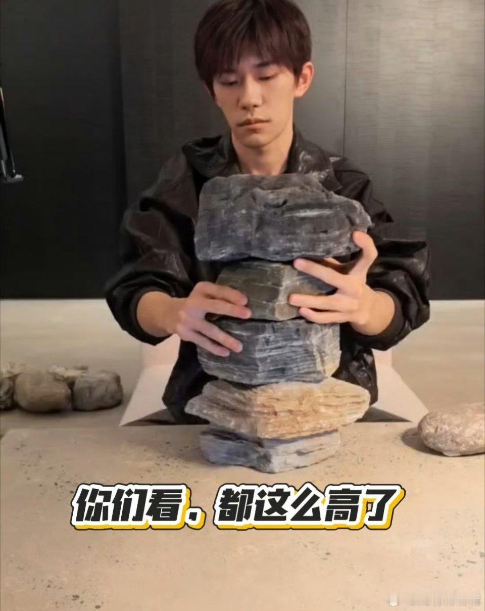 易烊千玺是有多爱翻字典他还爱堆石头，演唱会还让粉丝带土，就挺奇妙（guai）