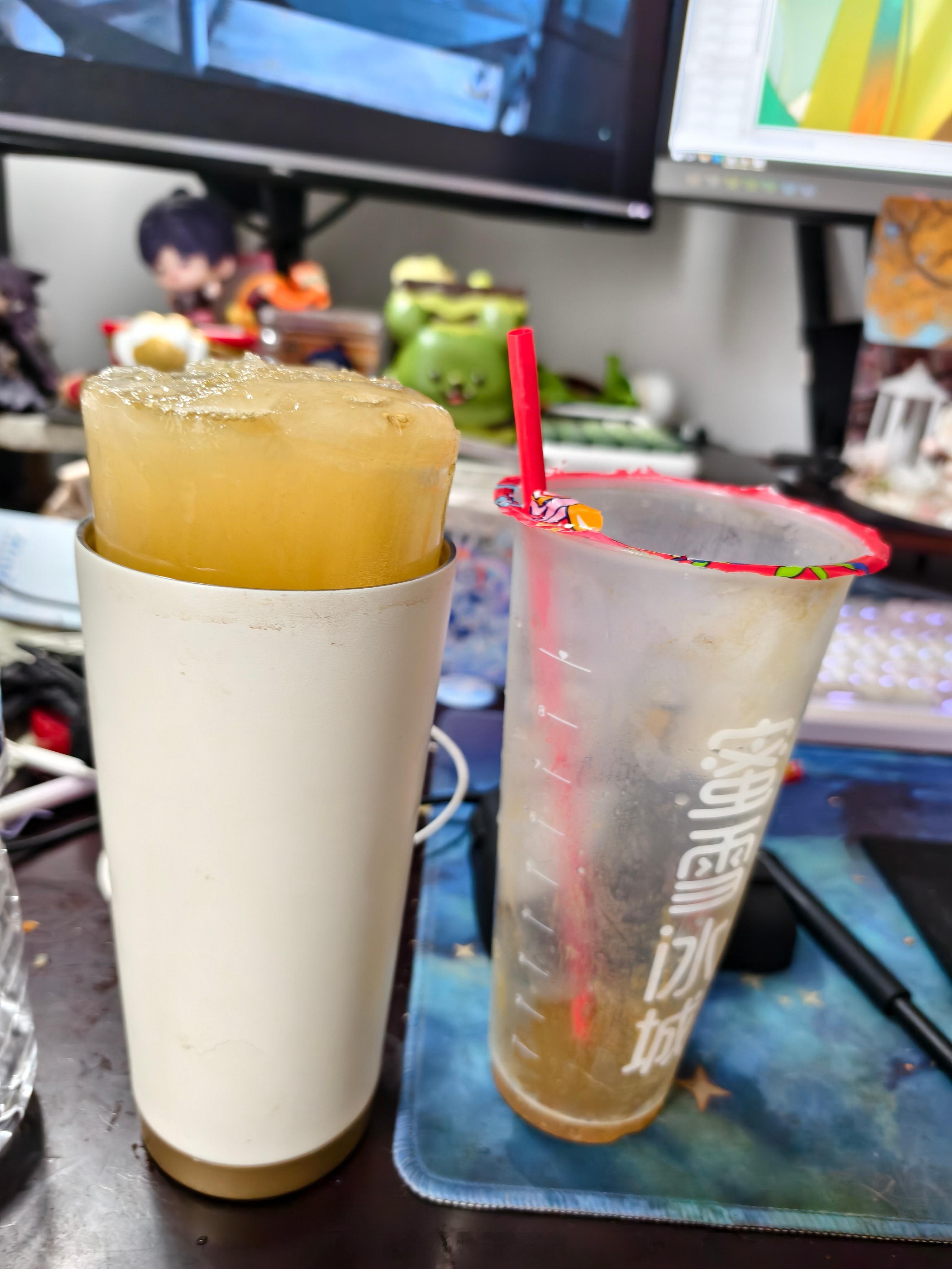 想冻沙冰结果又又又忘记在冰箱 