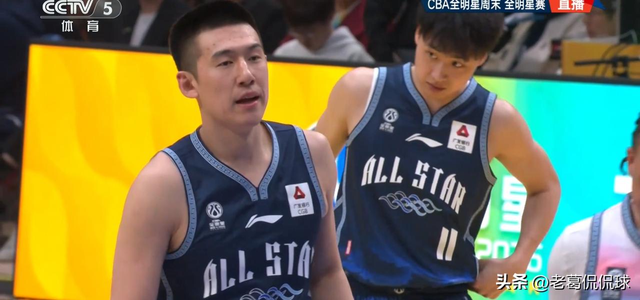 辽宁本钢球星付豪真是过于认真了！在今天北区明星队以147：161输给南区明星队的