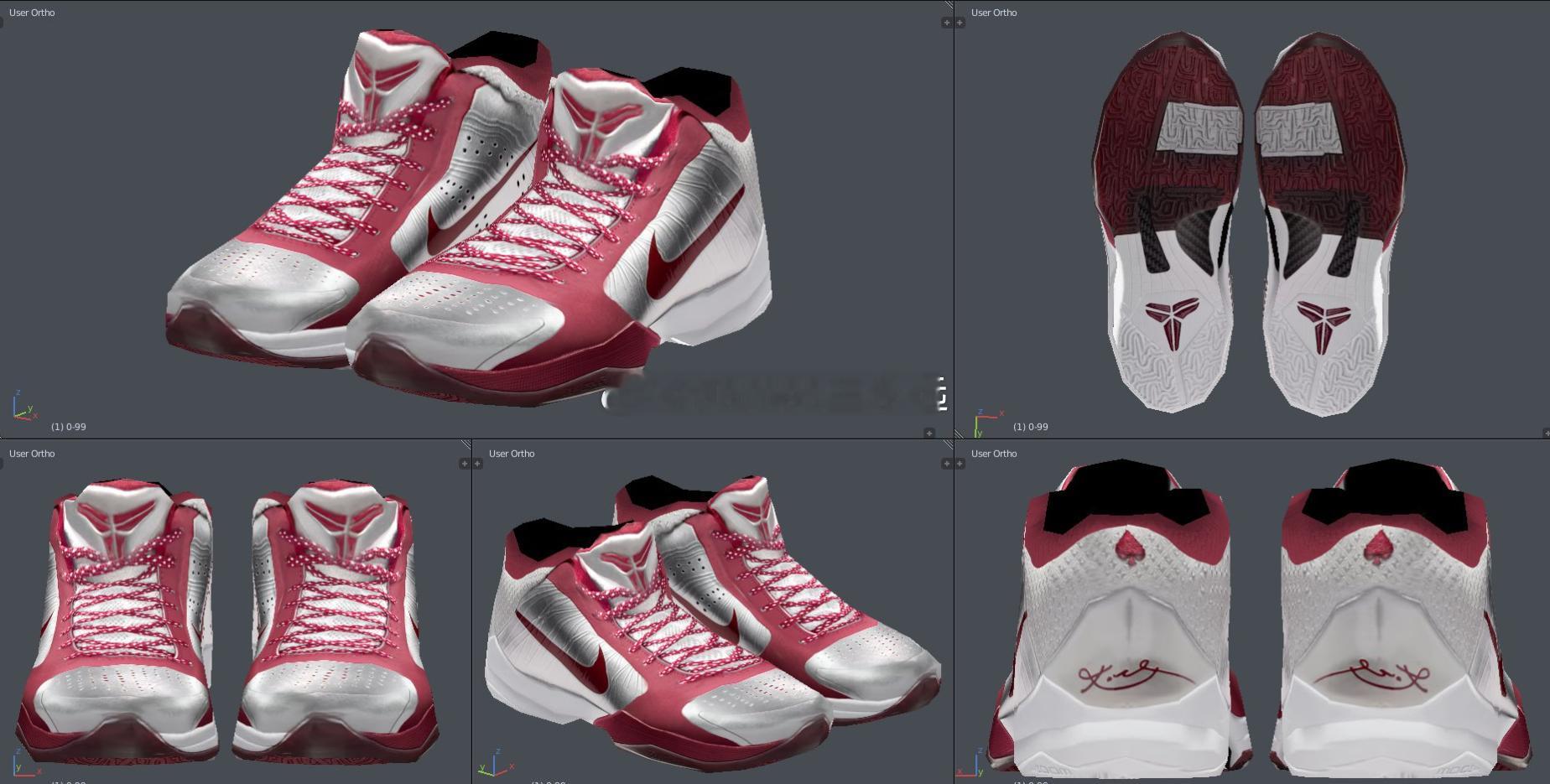 2K14 Kobe V Protro Team Read 鞋补KMTS2K 