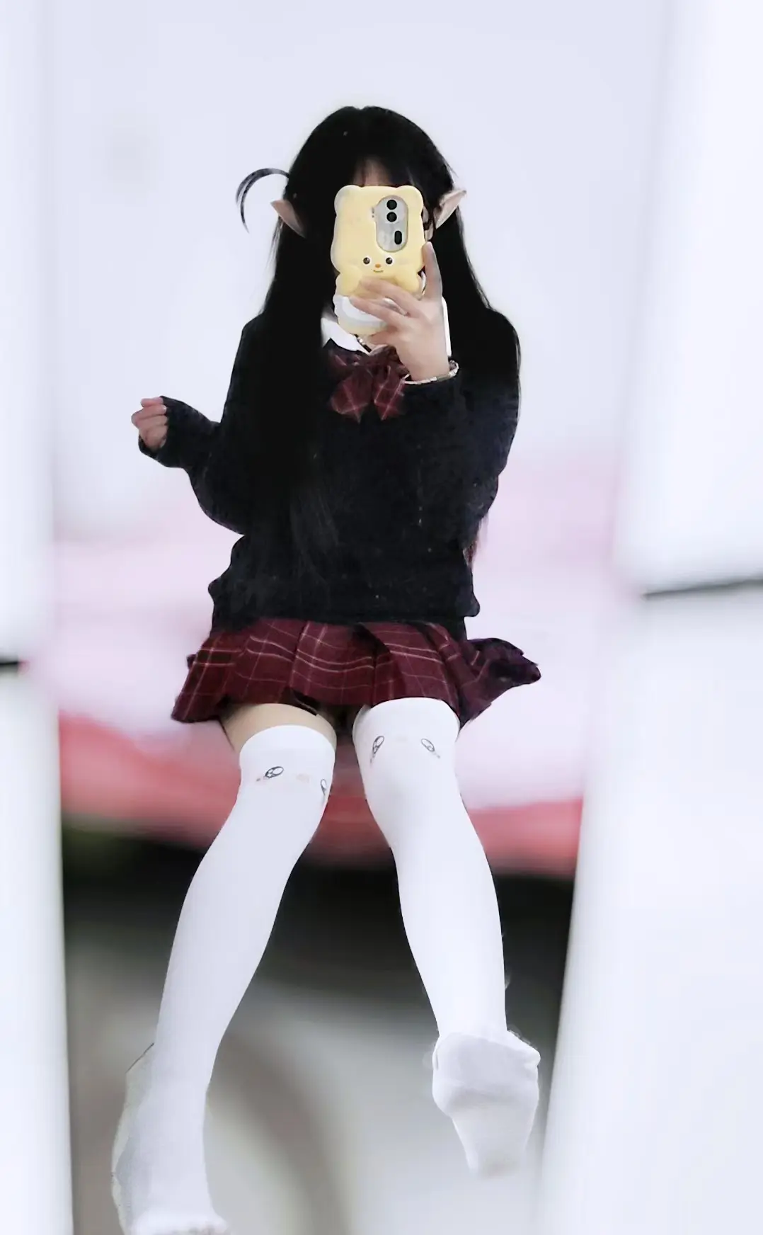 甜妹 JK制服 无处安放的小脚 JK 穿搭