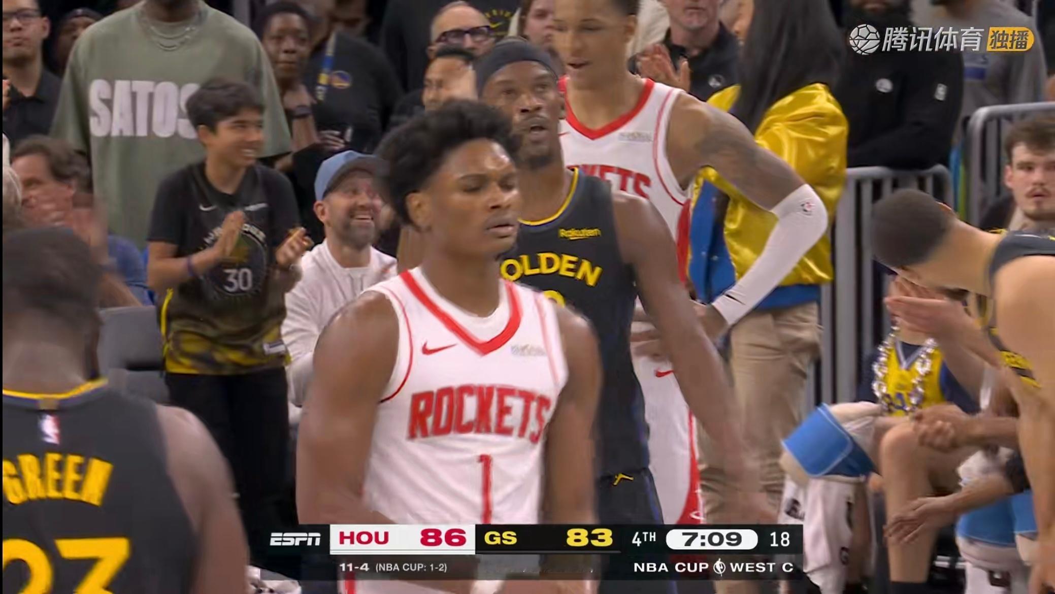 看决战了火箭vs勇士