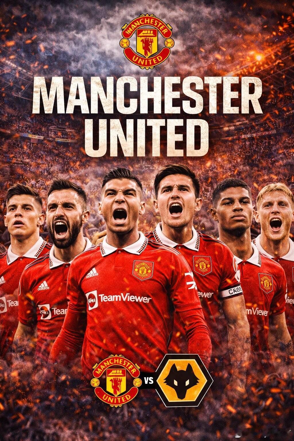 🏴英超赛前｜曼彻斯特联 vs 狼队🕓 04:15这场球，我的态度先放在前面：