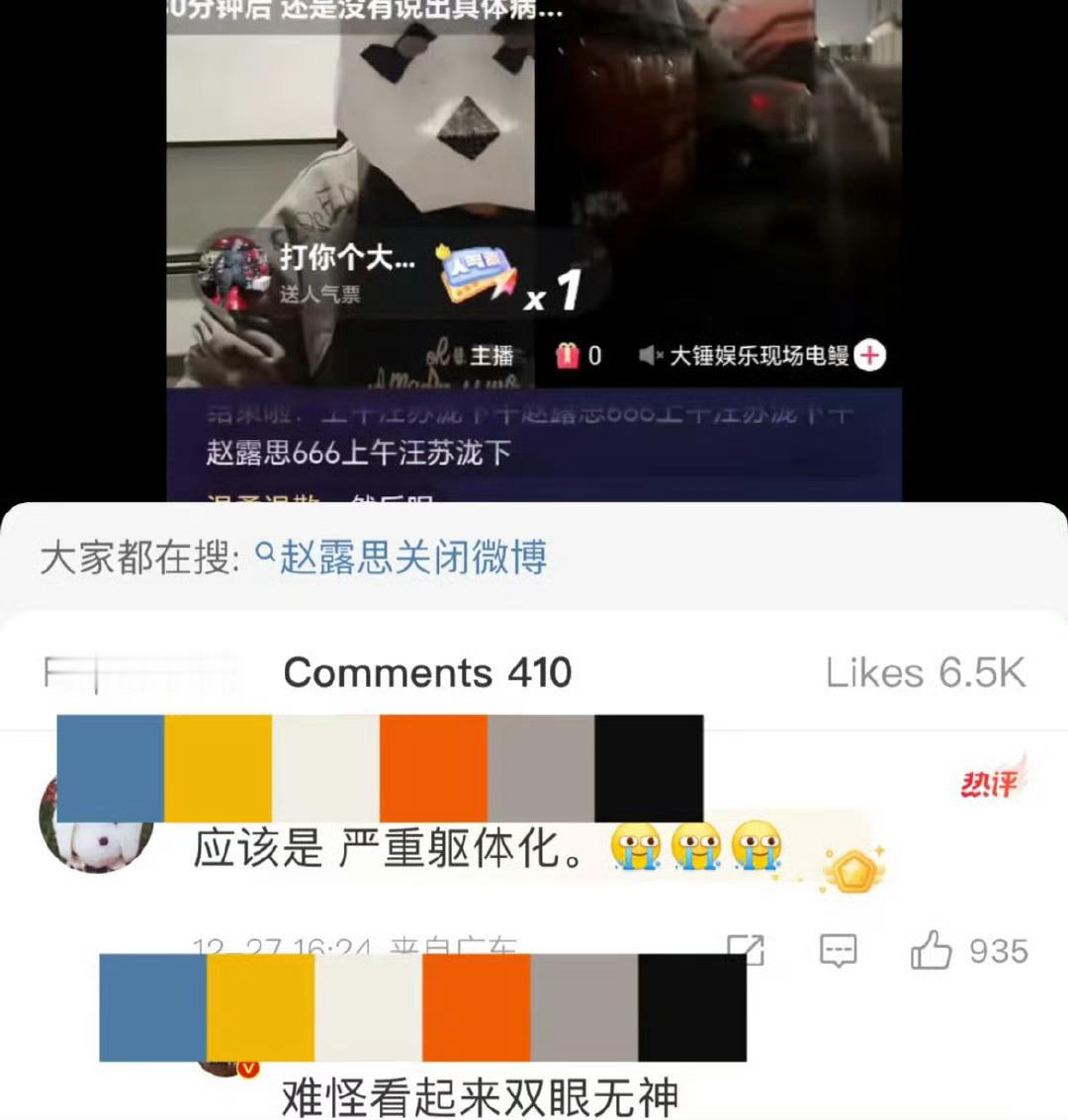 赵露思严重躯体化 赵露思疑似严重“躯体化”，“躯体化”的症状为：头疼、头晕、呼吸