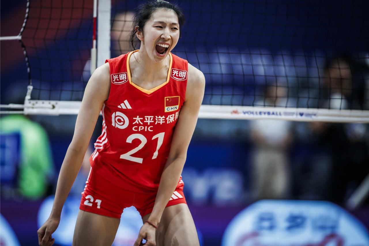 吴梦洁打出-25%的负效率。

#2024世界女排联赛# 中国对阵美国的比赛中，