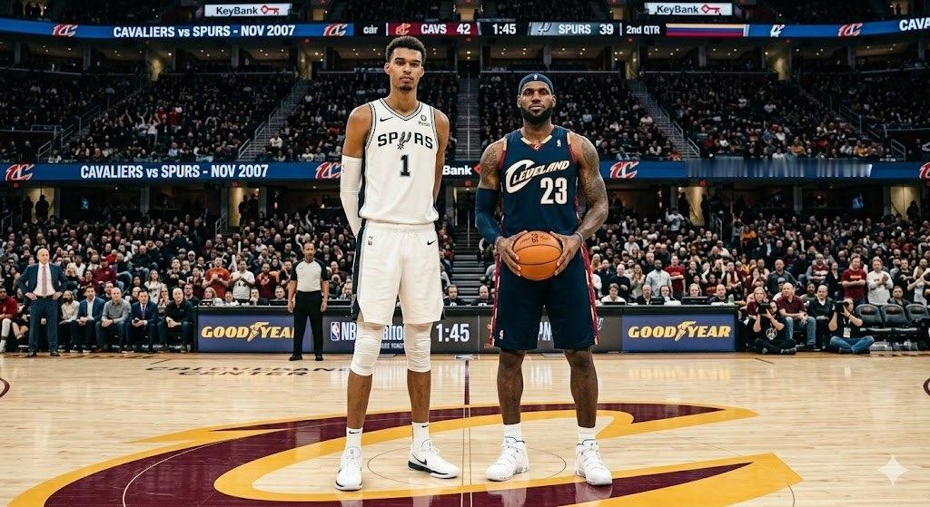 22岁的勒布朗·詹姆斯：• MVP评选前五名• 入选NBA最佳阵容一阵• 堪称世
