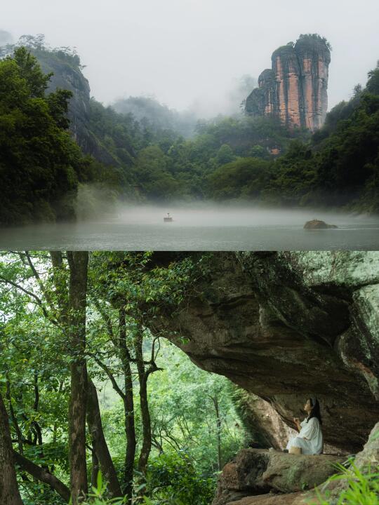 春夏的武夷山🌿是一个巨大的绿色能量场