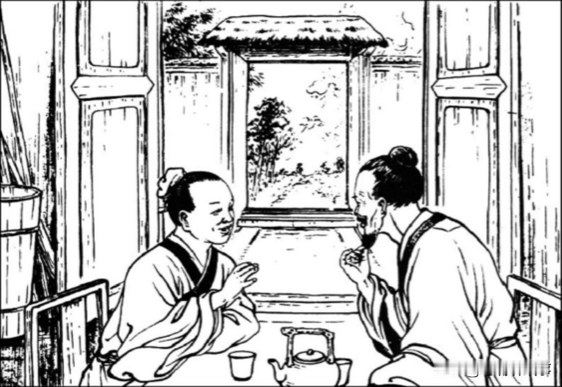 村里有人买回来一头小猪，众人去围观，邻居年轻人也去了。谁知小猪看见年轻人就咬，状