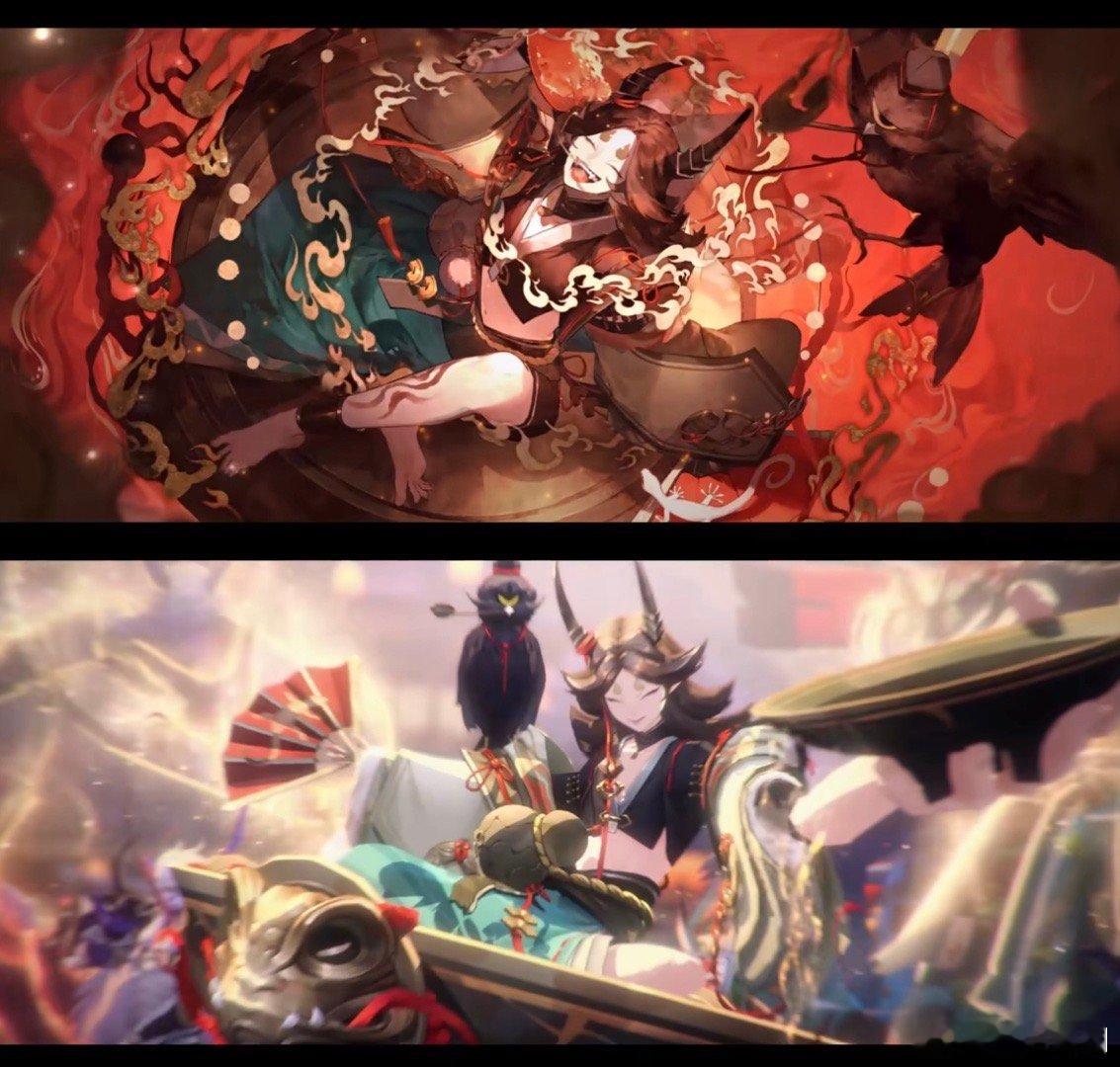 🌟SP神酿星熊童子CG亮点↓↓↓①SP星熊形象完整披露（图1）②妖怪全家福（图