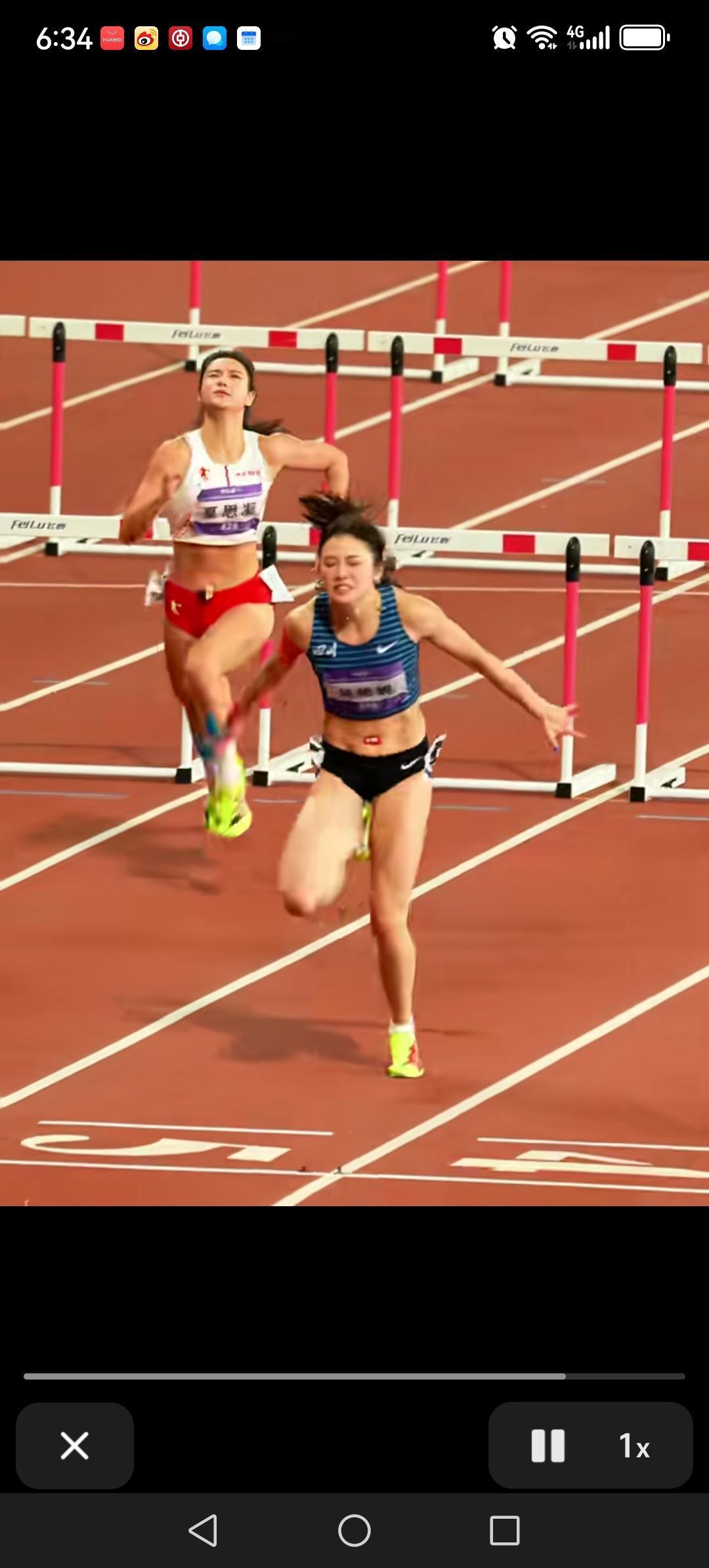 吴艳妮力压林雨薇12秒90勇夺得女子100米跨栏冠军。
昨晚吴艳妮在日照全国冠军
