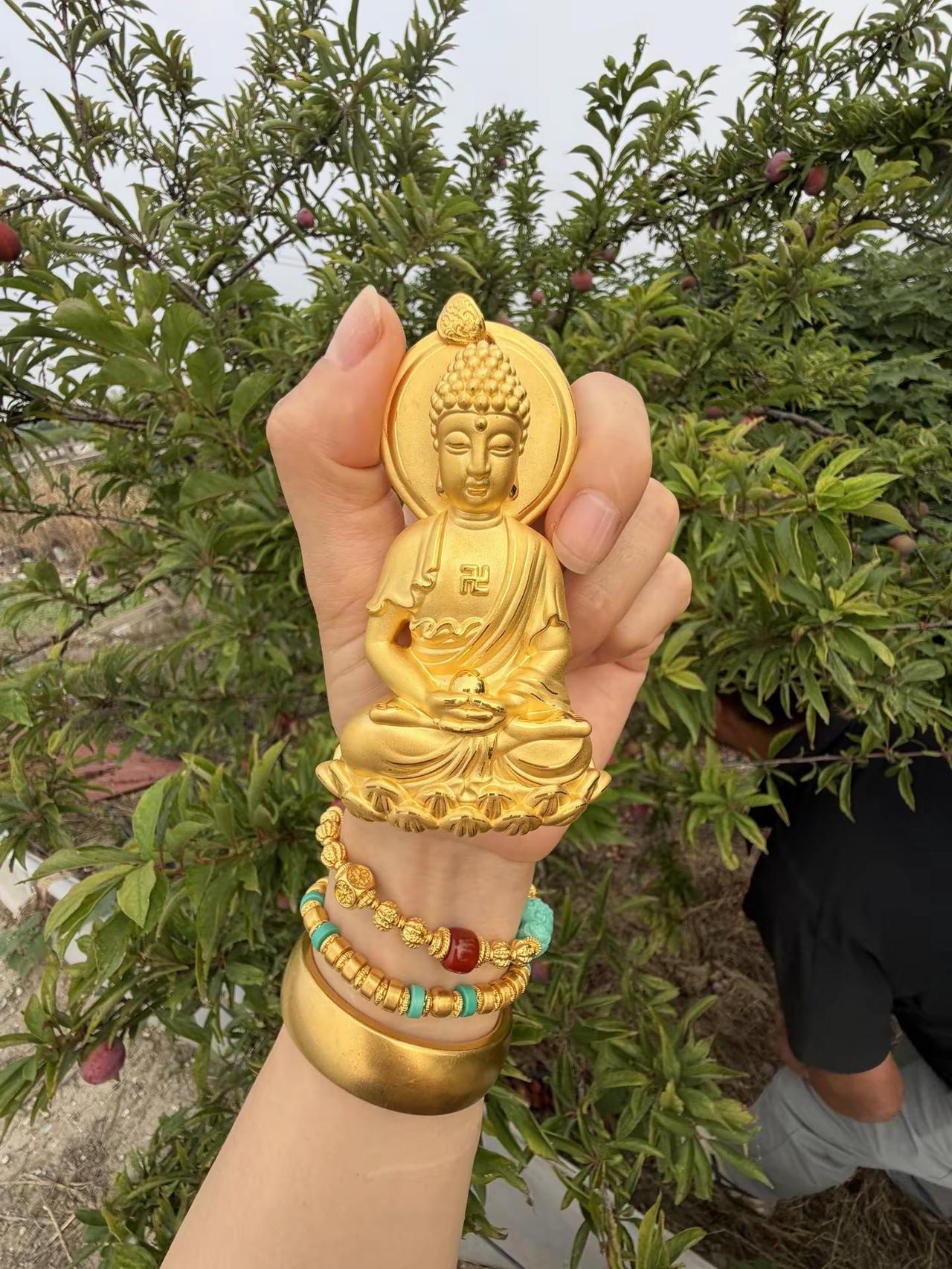 但愿你所求都如愿见佛者得大福 寓意好物幸运配饰 带佛带福