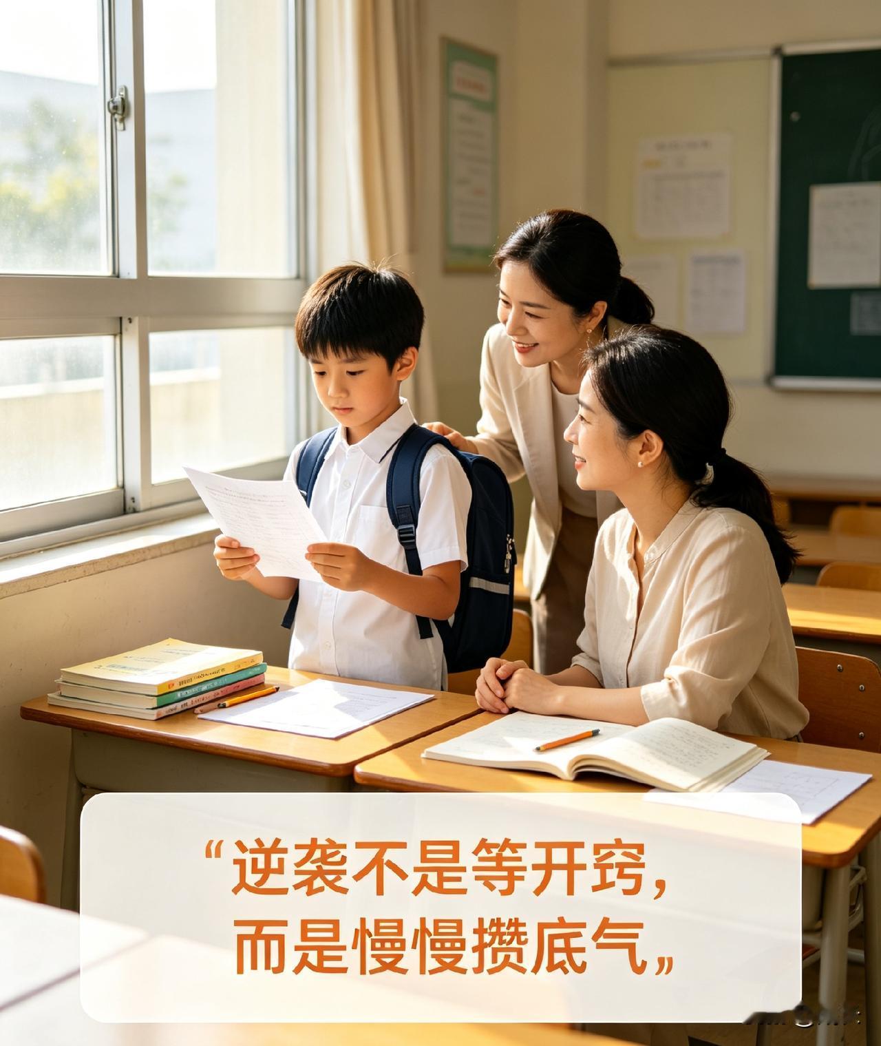 孩子小学成绩平平，等到上了初中，能不能突然开窍，实现逆袭？在我们身边确实有小学普