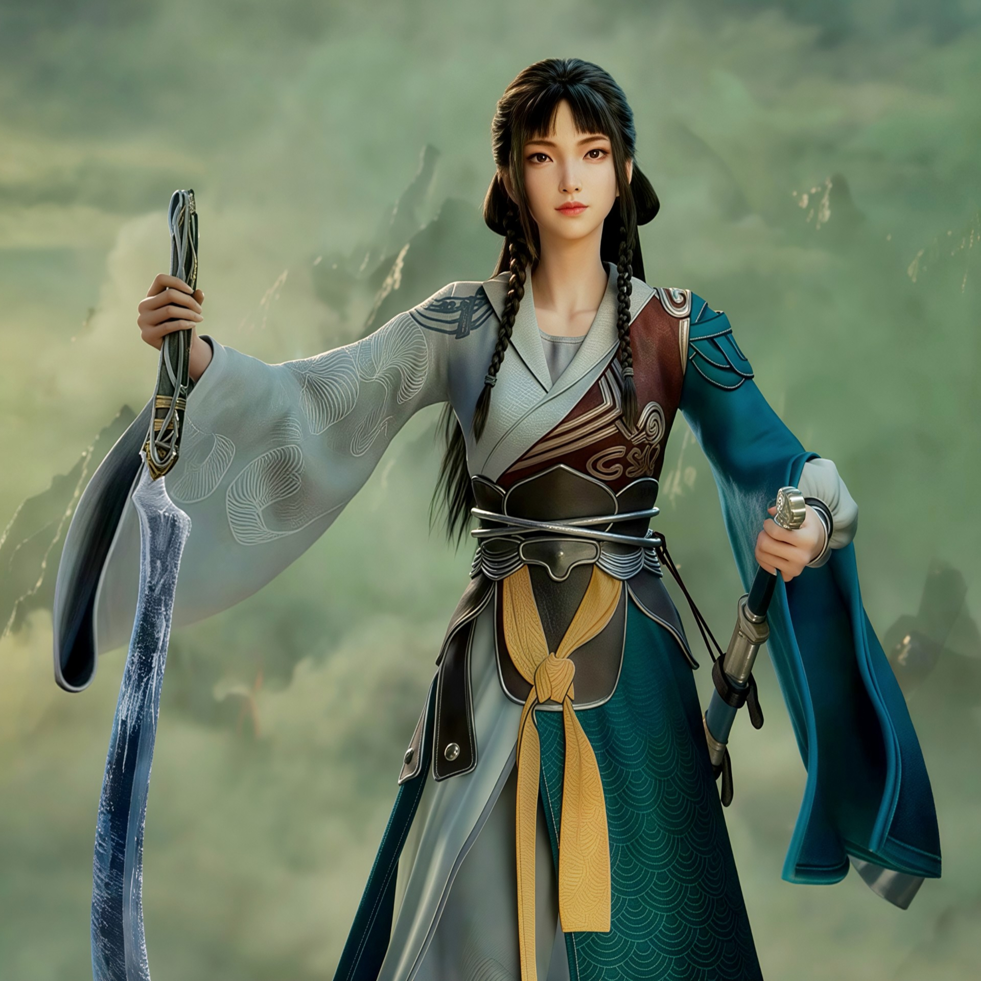 凡人的建模永远不会让我失望，并不是主线人物的李婴宁，制作组下手又没轻没重——公主