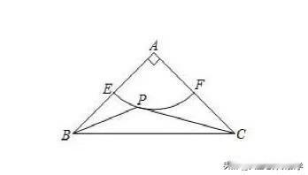 中考数学必刷题，几何题：
如图所示，在直角△ABC中，∠A=90°，AB=AC=