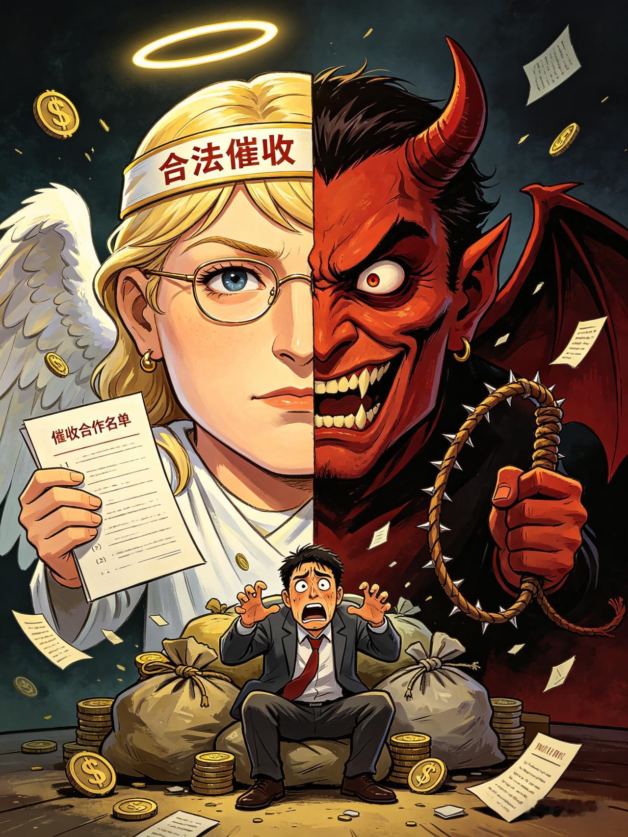 以前我天真以为，网贷催收要么正规沟通，要么简单粗暴催款，直到自己亲身逾期一次，才