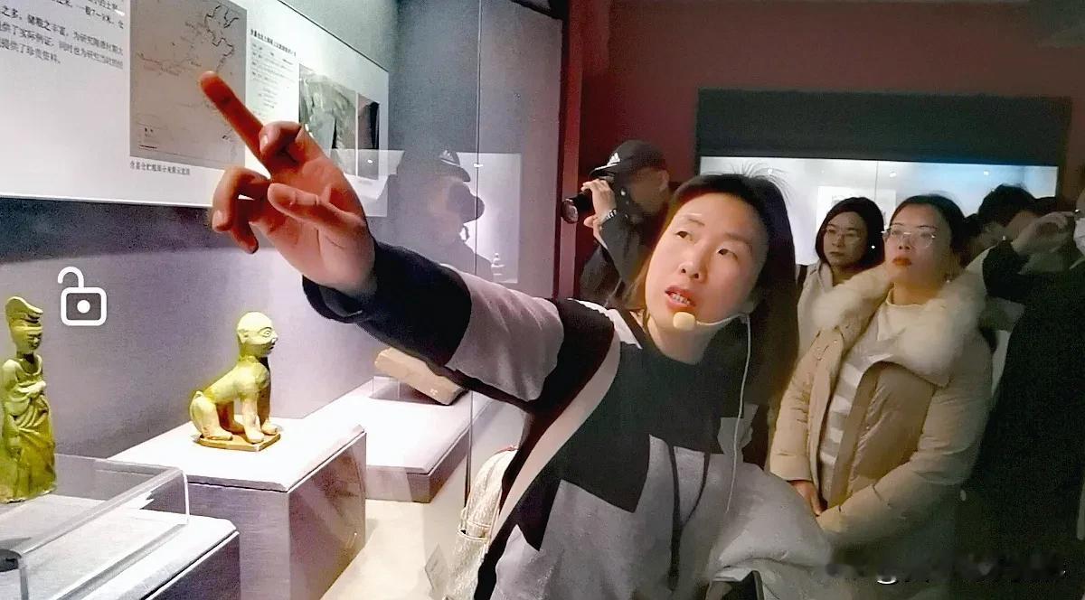 游洛阳博物馆一楼展馆，听导姐讲隋唐大运河开凿，一馆穿越五干年

朋友们，这里是河