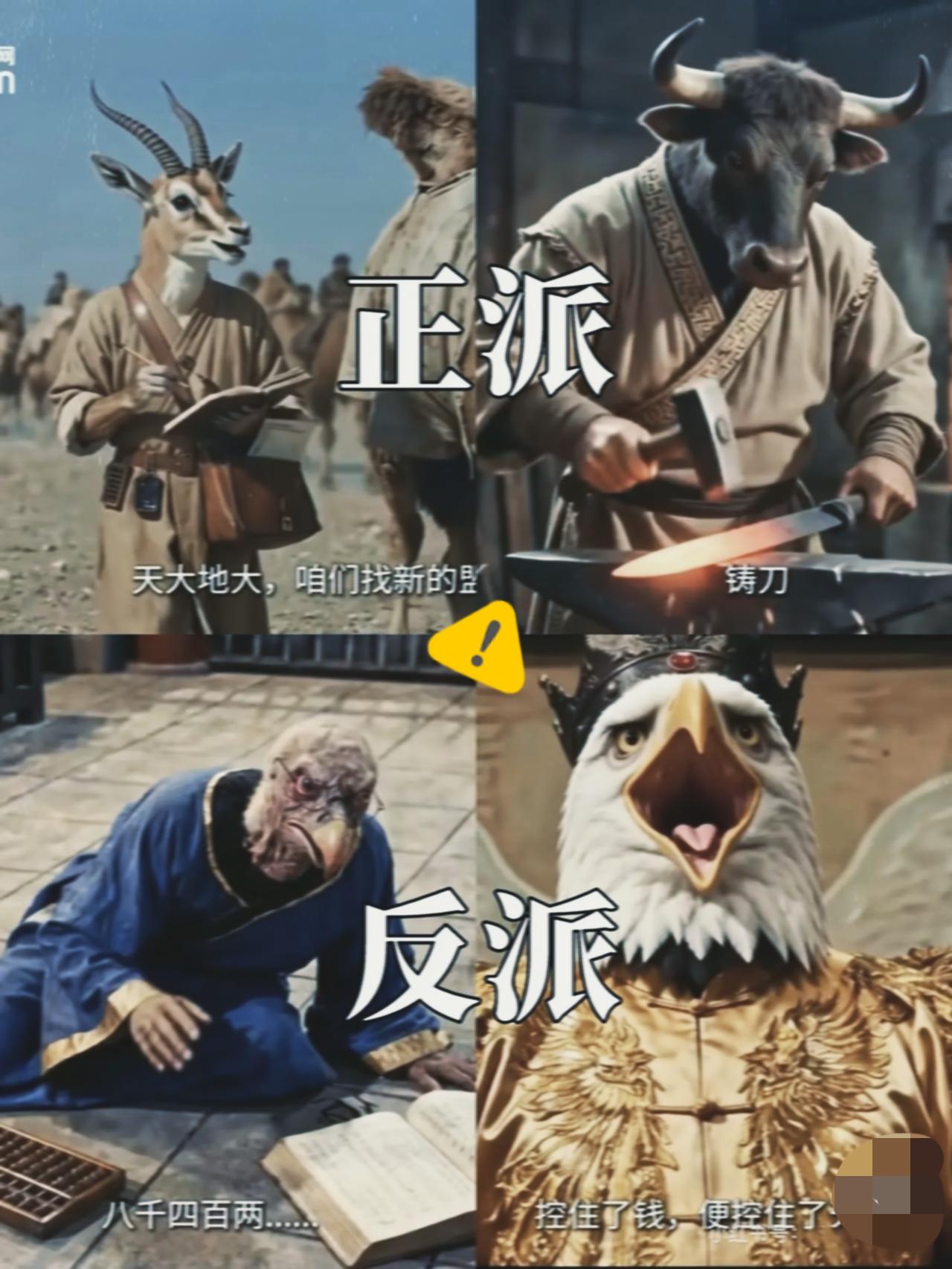 央视这波操作直接封神！
简直是怕我们看不懂中东局势，特意拍了部动画片。《流金谷恩