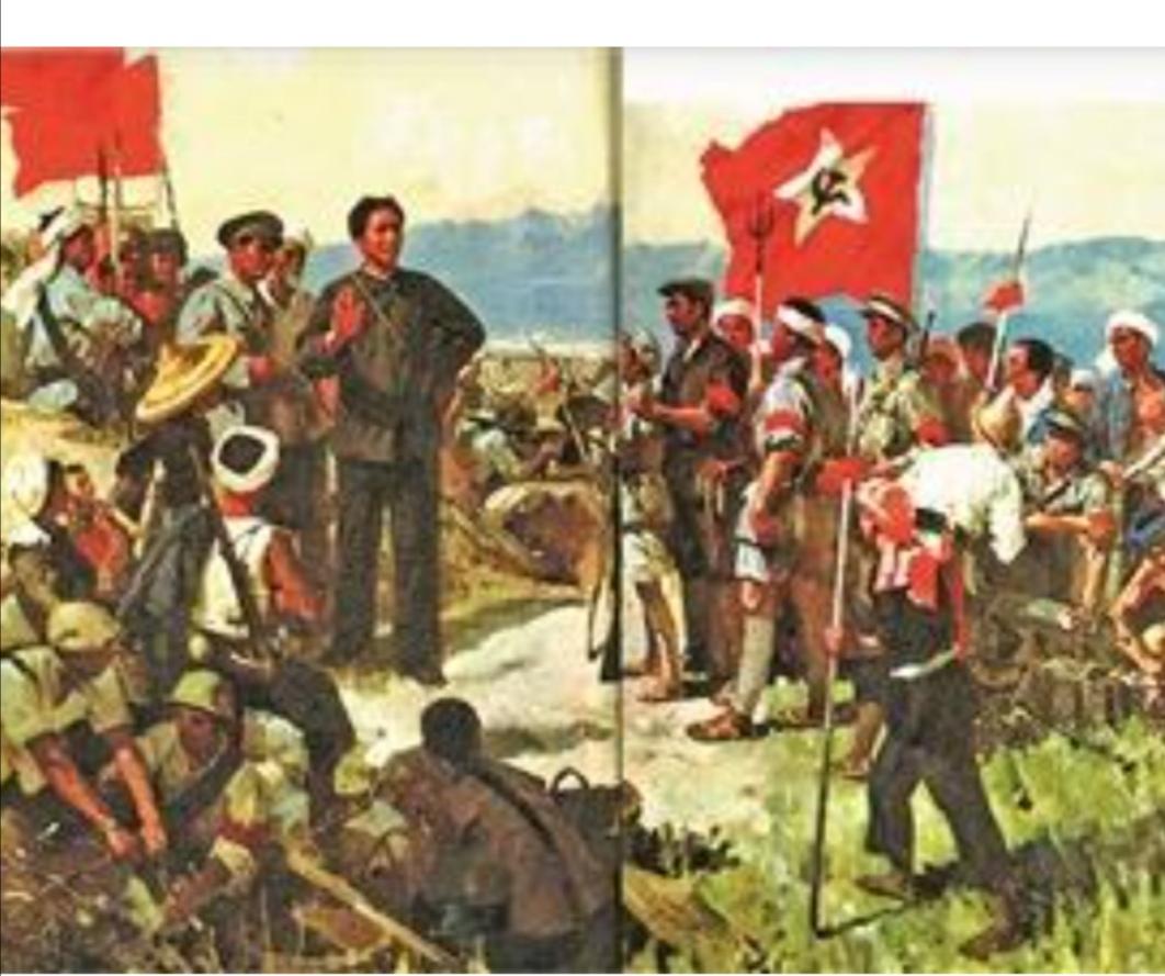 1927年9月9日，湘赣边界的夜空中，枪声划破了沉寂。这是毛泽东第一次真正意义上