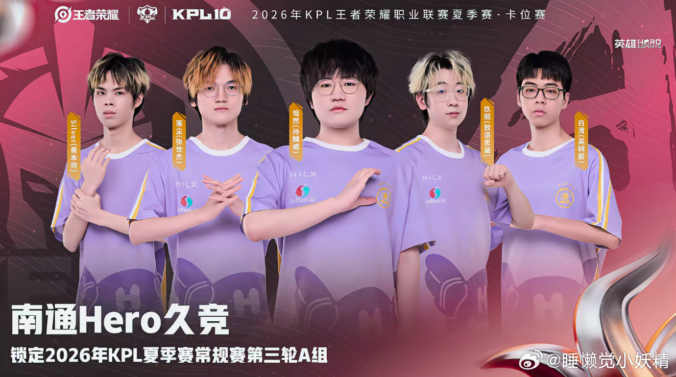 KPLHero晋级第三轮A组Hero拿下卡位赛胜利，顺利进入第三轮A组！期待后续