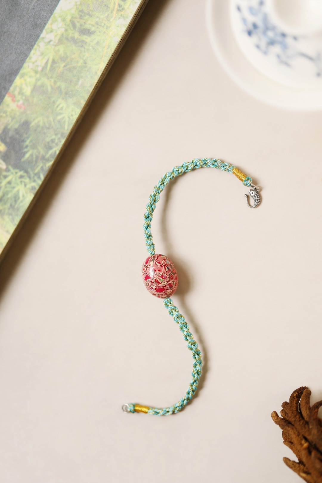 大漆 原创【筱虹】16x20mm木胎为底，传统大漆工艺，纯手工十数层，反复髹漆，