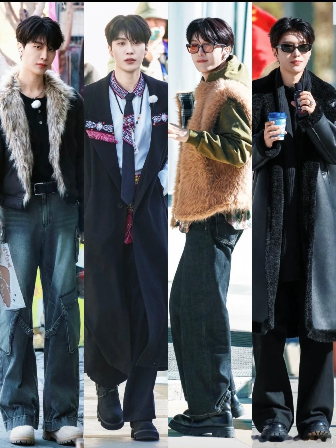 范丞丞跑男新疆六套造型..185行走的衣架子