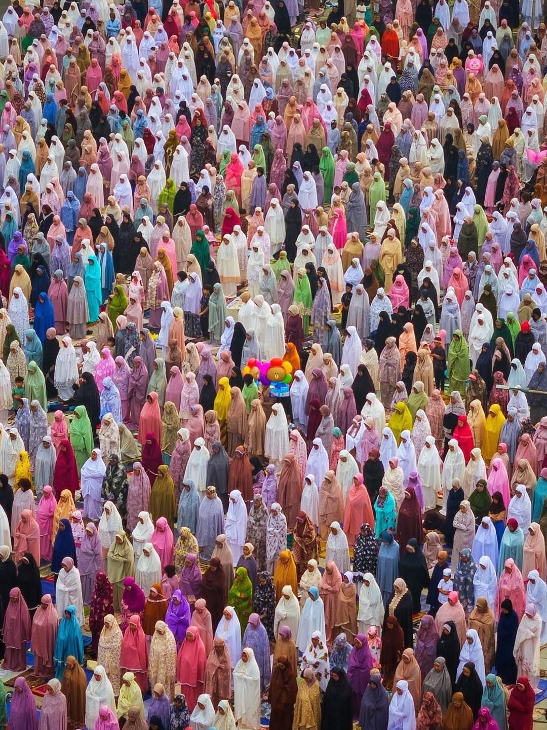 印尼开斋节，场面太好了！