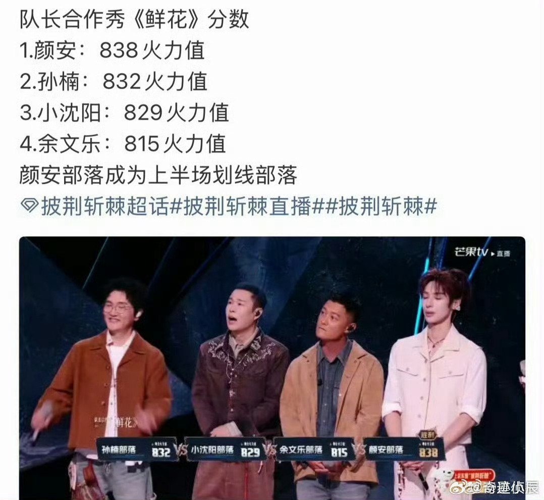 颜安好适合当队长披荆斩棘直播很难得的队长质感，颜安兼顾实力与团队协作。组员之间互