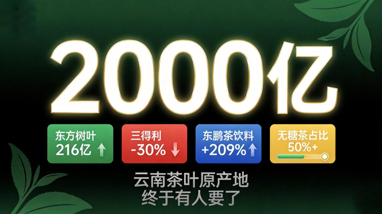 茶饮料打疯了，给你一组数据感受一下：
东方树叶一年卖216亿，占无糖茶市场79%