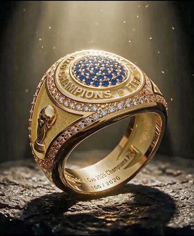 FIFA将向每位加冕世界冠军的球员颁发一枚冠军戒指!这是历史上首次。就是NBA总