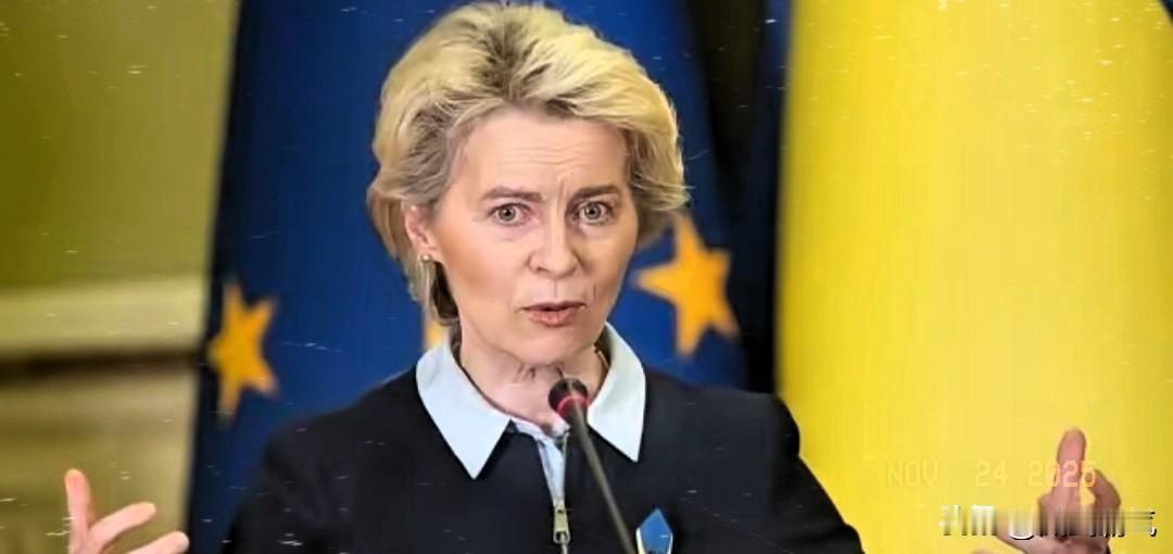 欧盟委员会主席冯德莱恩就乌克兰和平谈判发表声明。她说，任何可靠和可持续的和平计划