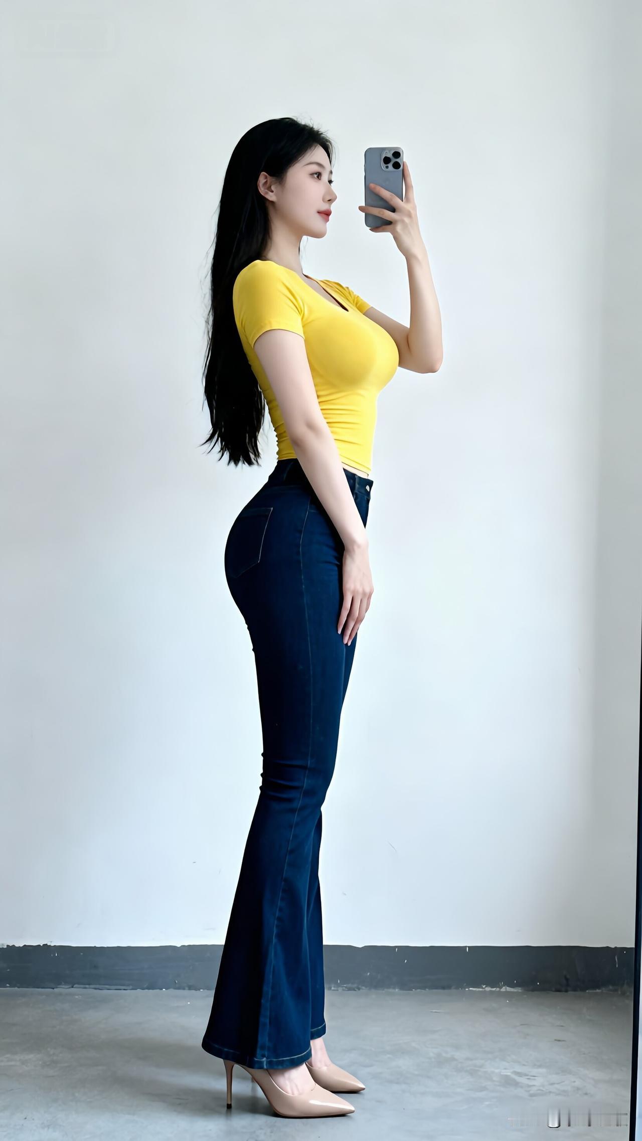 穿复古风去公司，95后同事说"土"
我笑了，她连喇叭裤都没见过。

今天穿了喇叭