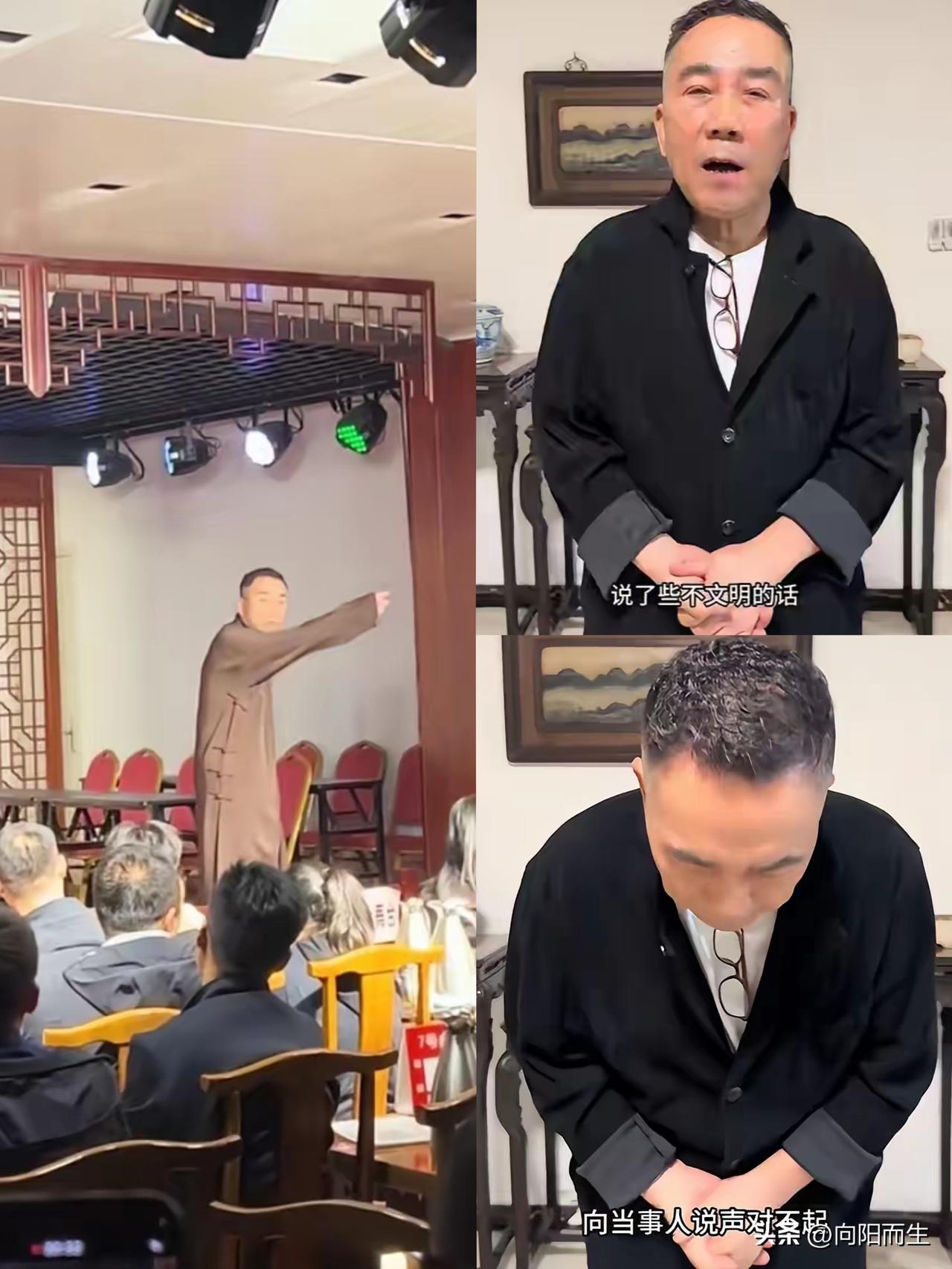 文艺工作者要有文化，
这话在杨议身上就是个例子。
他懂观众是衣食父母的道理，但却