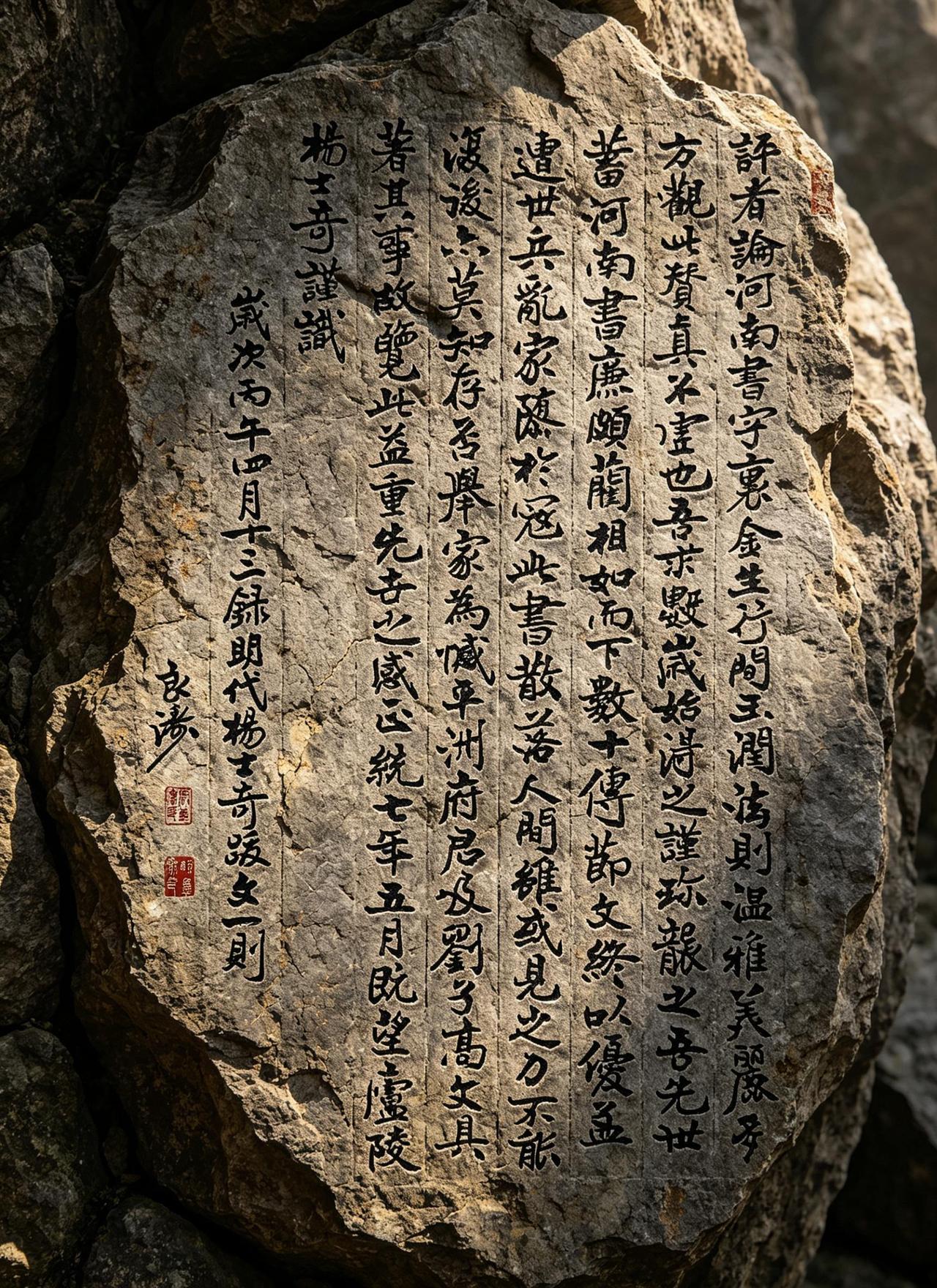 录明代杨士奇跋文一则。
明人笔墨，自有其沉静从容之处，今日以行楷录之，不求形似，