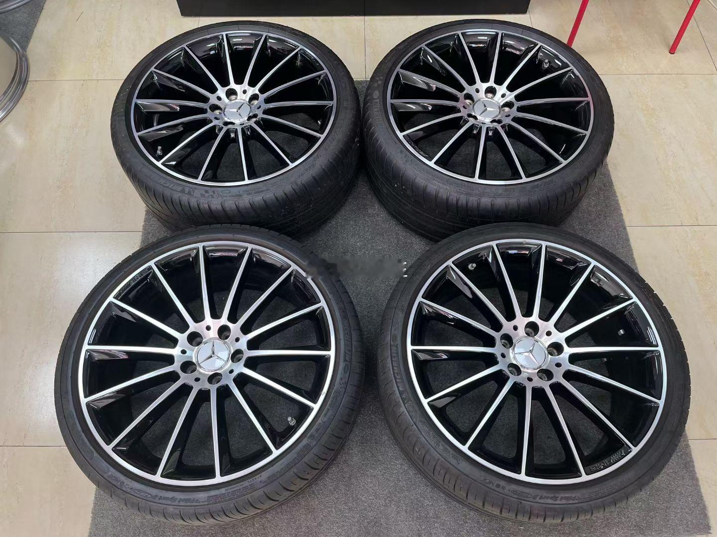 奔驰e53原厂20寸轮毂AMG 一套 