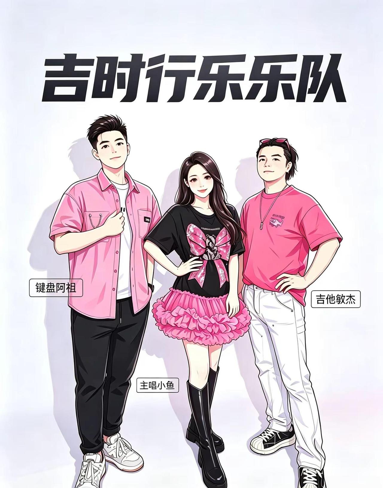 不下雨就出门路演啦🎉。✨吉时行乐乐队的女歌手还是那个人，键盘和吉他倒是换了一批