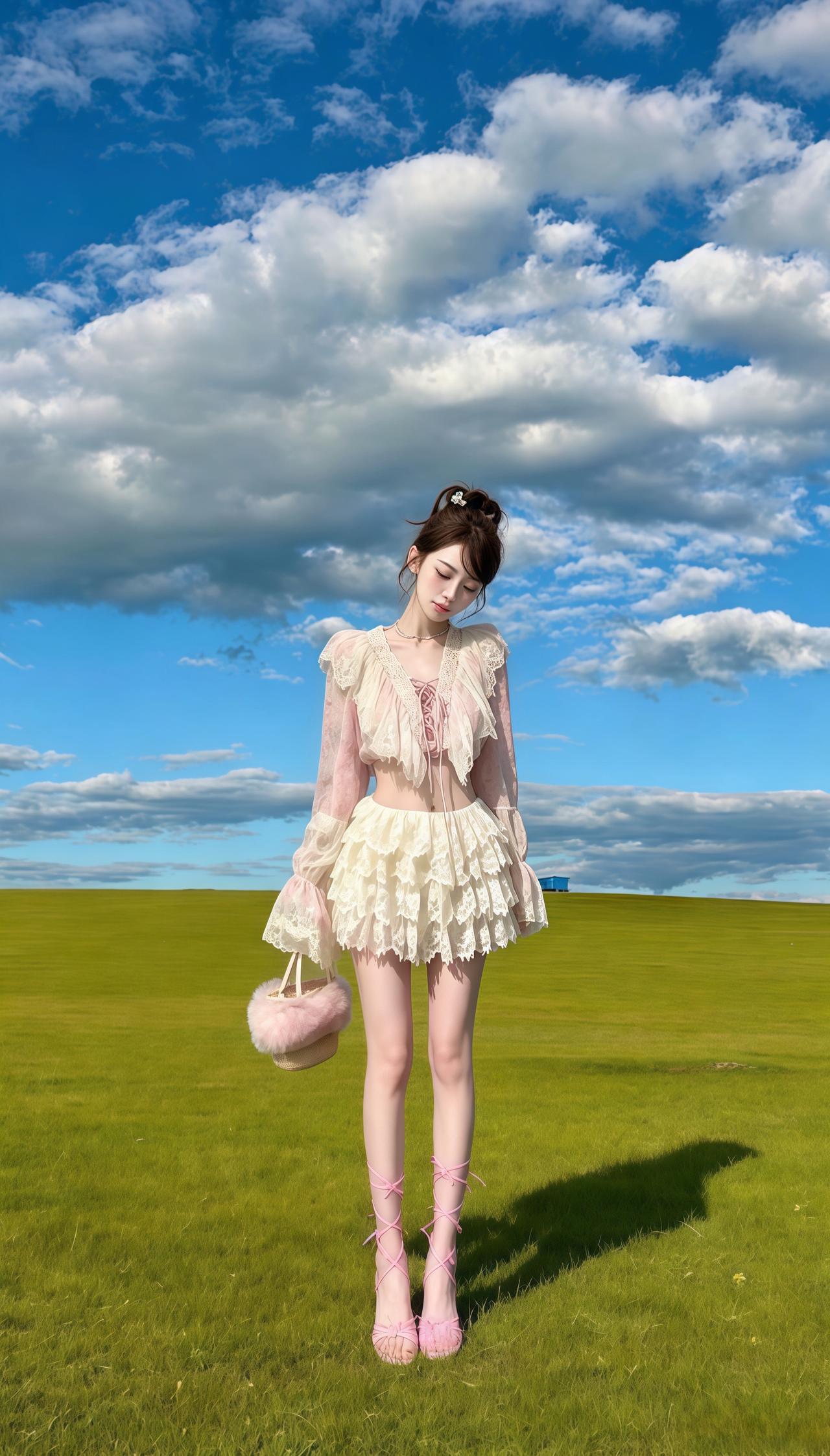 少女感夏日ootd 清新自然风穿搭 夏季温柔系穿搭 小清新纯欲风