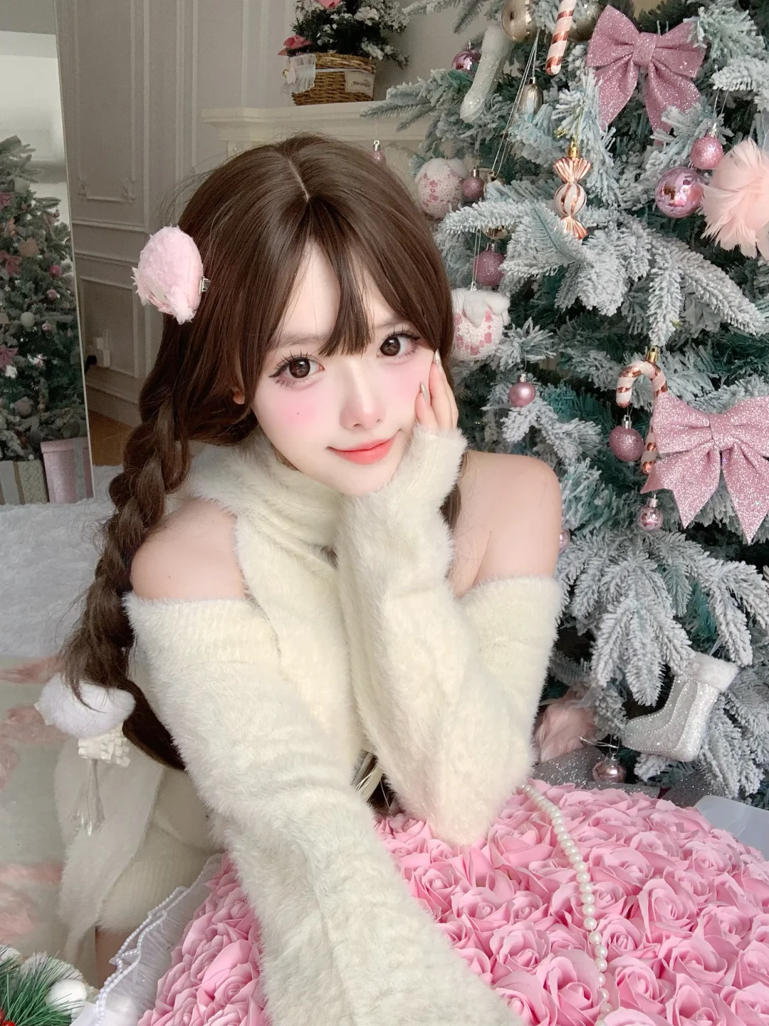 提前存一些圣诞拍照姿势❄️🎀🎄 ◌ ❅. ˚