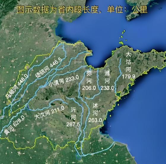 山东沿海的海域，清澈见底，根本原因就是山东除了黄河三角洲，几乎就没有注入大海的大