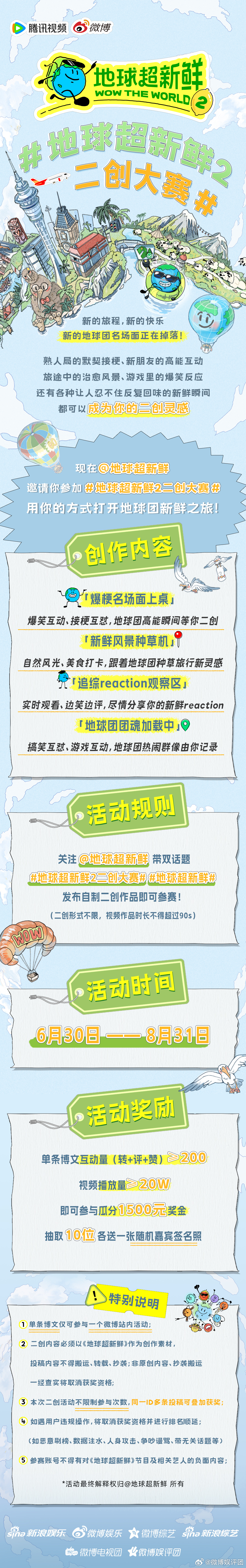 地球超新鲜2二创大赛地球超新鲜  地球团名场面还是太权威了带双话题发布自制二创作