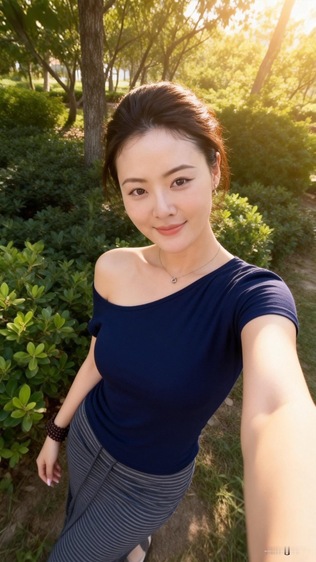 阳光下的清新自拍，微笑面对每一天！🌞😊