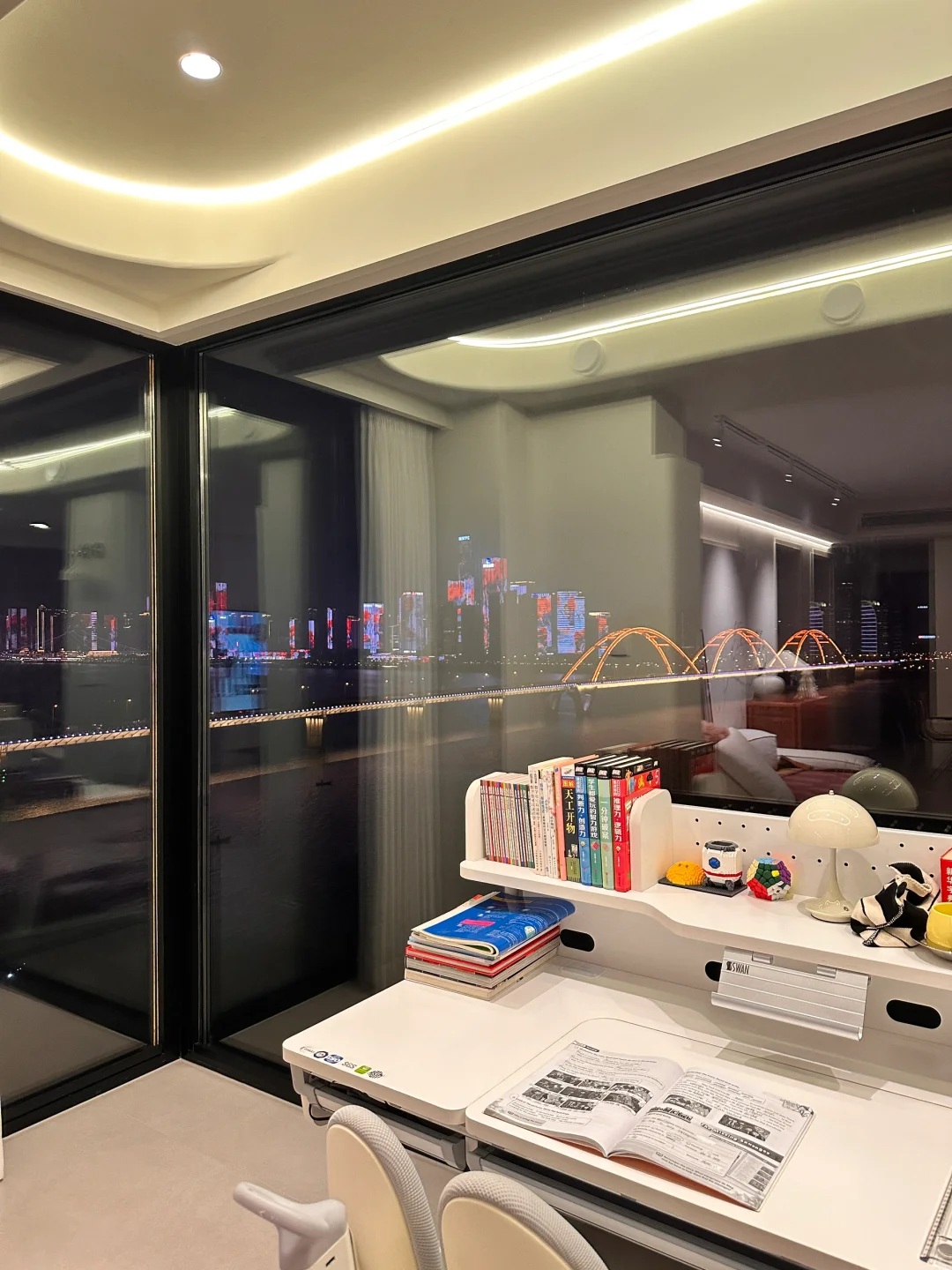 200W江景阳台改造学习区！崽很满意！